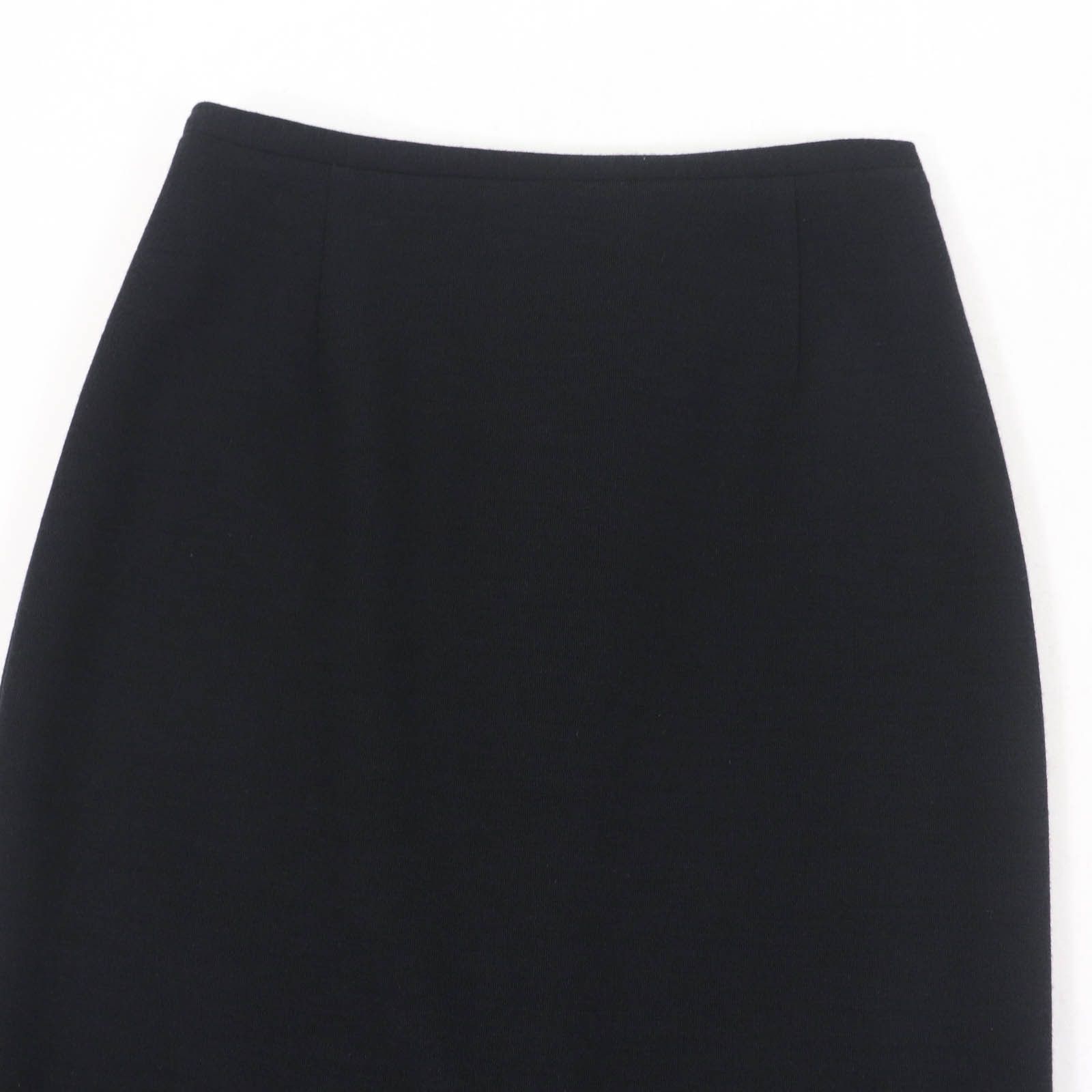 Hermes Hermes Hermes H pattern Wool Skirt Leather Skirts Size ONE SIZE - 3 Thumbnail