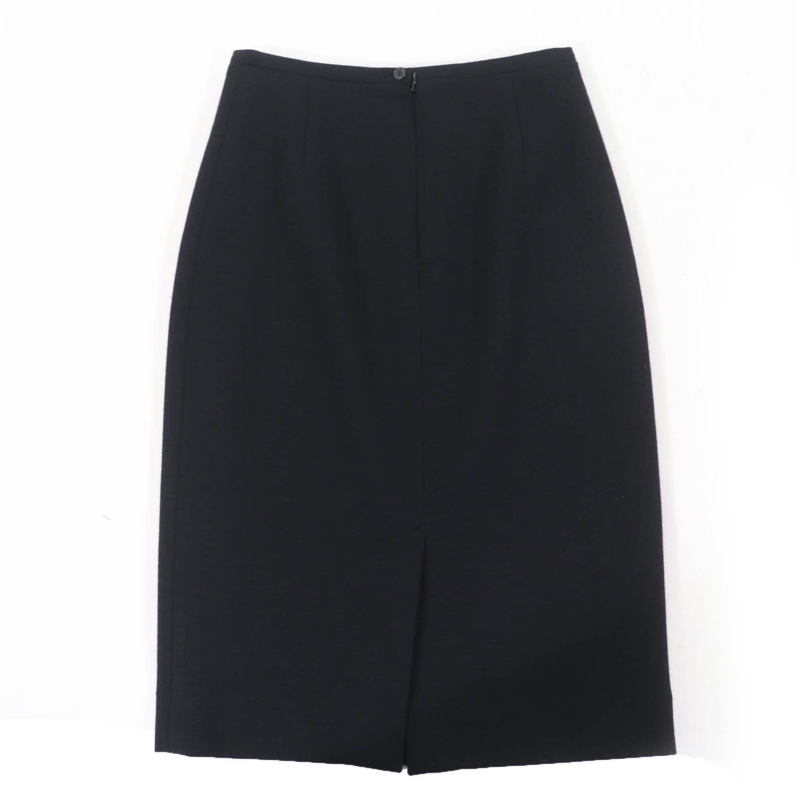 Hermes Hermes Hermes H pattern Wool Skirt Leather Skirts Size ONE SIZE - 2 Thumbnail