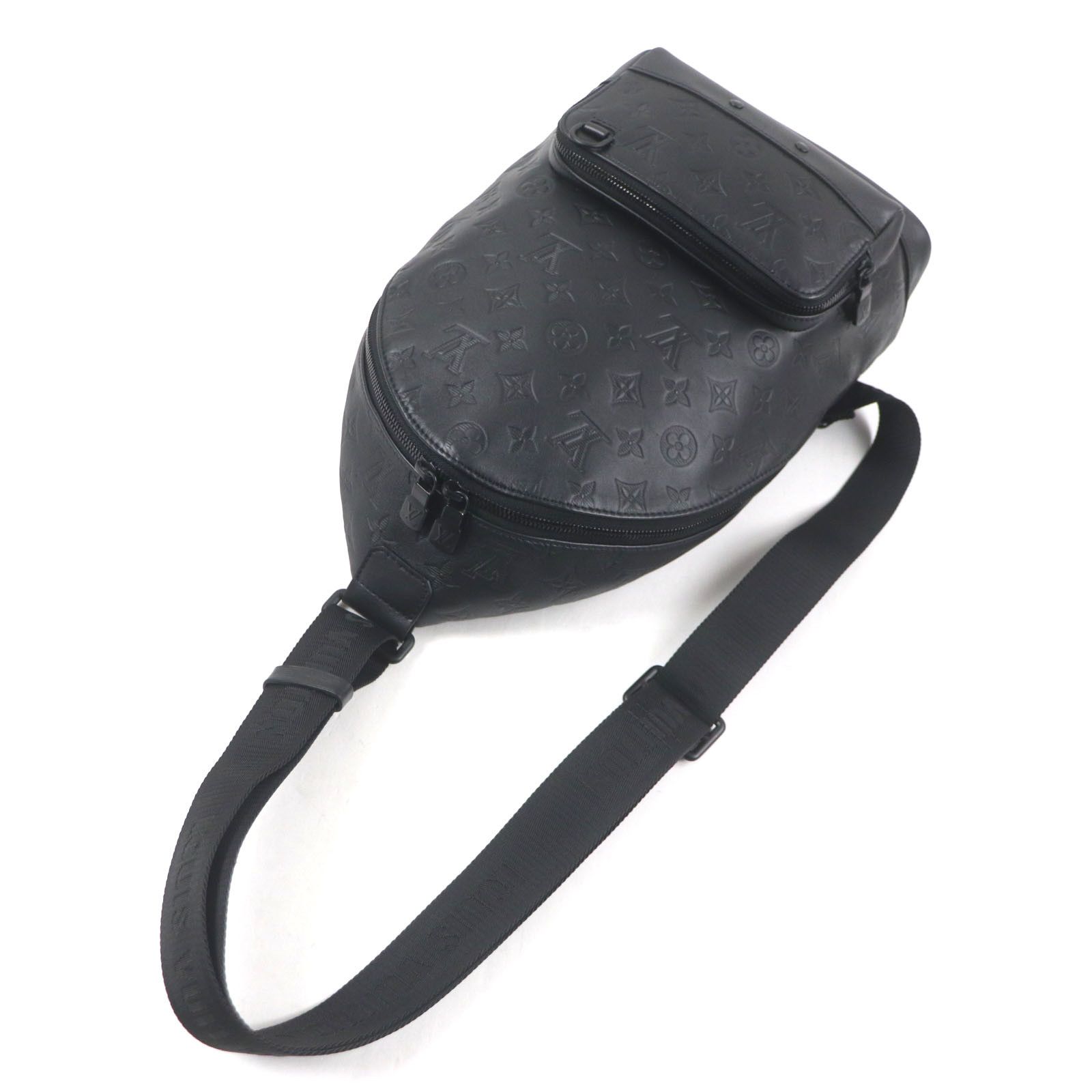 Louis Vuitton Louis Vuitton Louis Vuitton Monogram Shadow Racer Sling Bag Leather Sling Bag Leather Crossbody Bag M46107 Size ONE SIZE - 7 Thumbnail