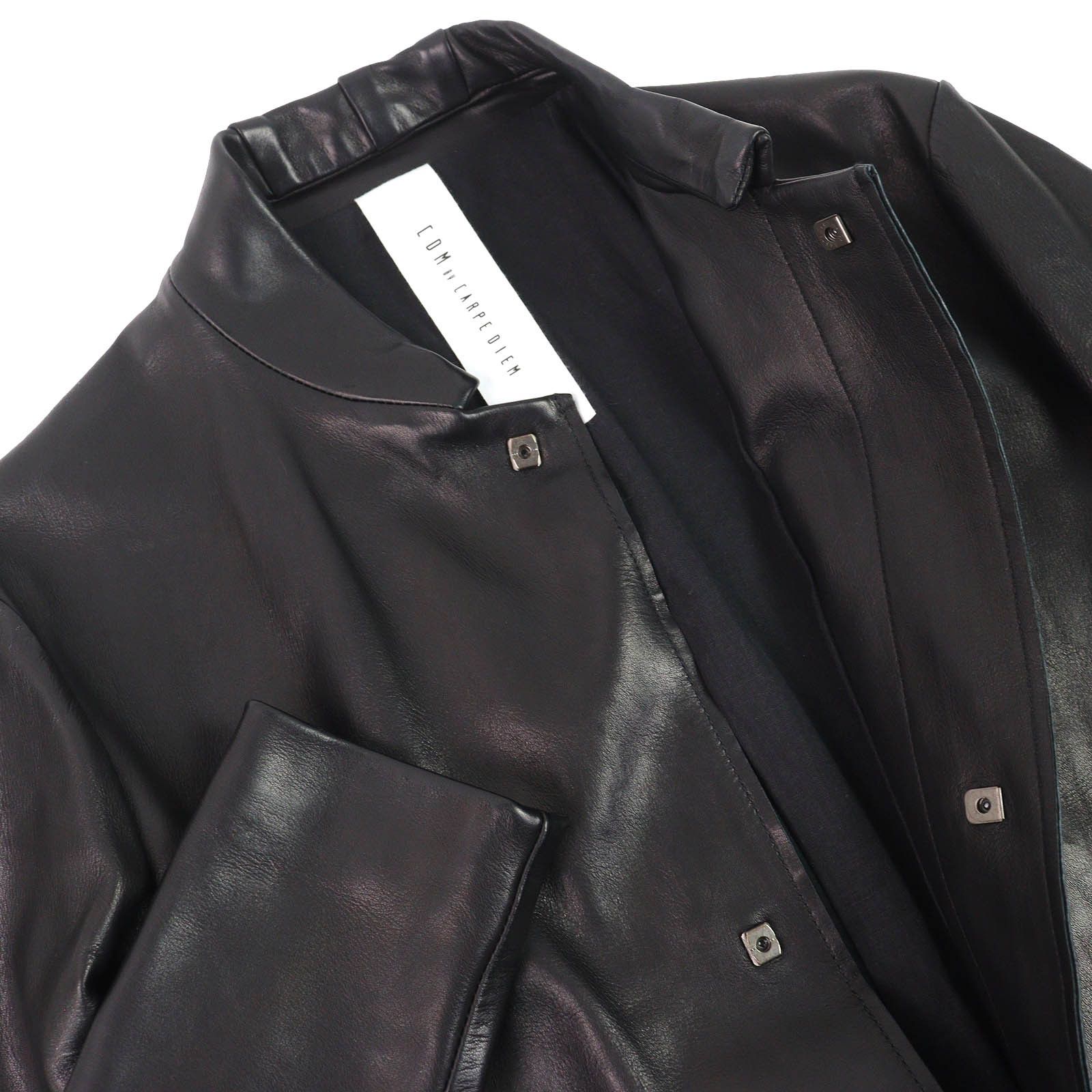 Other Other CDM BY CARPEDIEM Lambskin Coat Leather Outerwear Size ONE SIZE - 4 Thumbnail