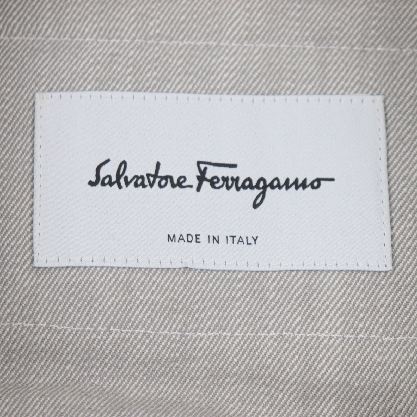 Salvatore Ferragamo Salvatore Ferragamo Salvatore Ferragamo Denim Cotton Jacket Cotton Outerwear DUTY FREE for USA Size ONE SIZE - 6 Thumbnail