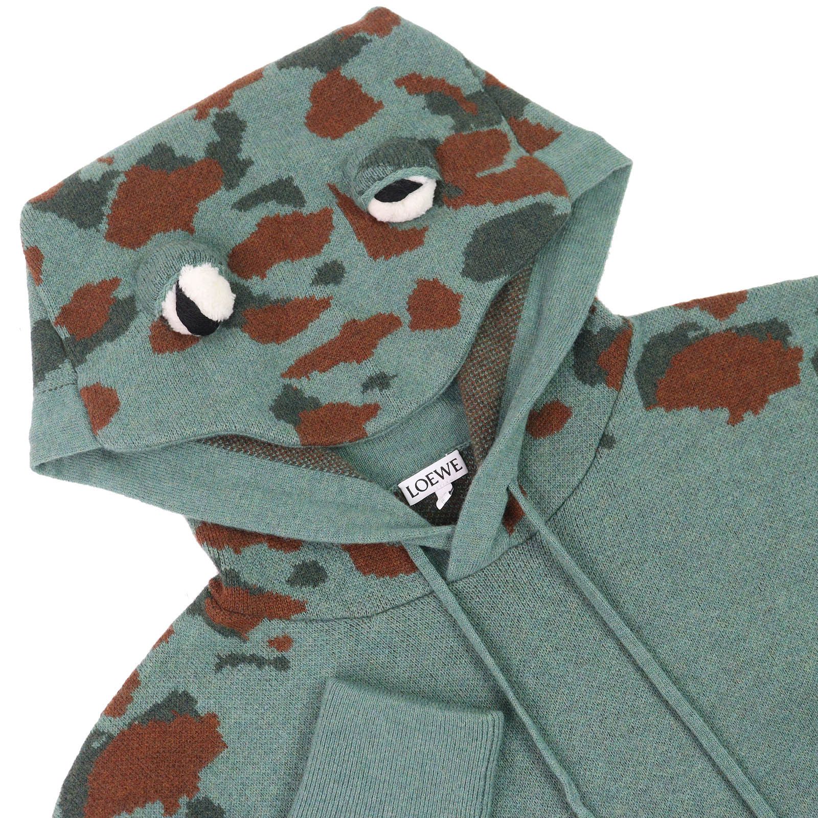 Loewe Loewe Loewe Parker William De Morgan Frog Wool Knit Cotton Tops H3109150SM Size ONE SIZE - 3 Thumbnail