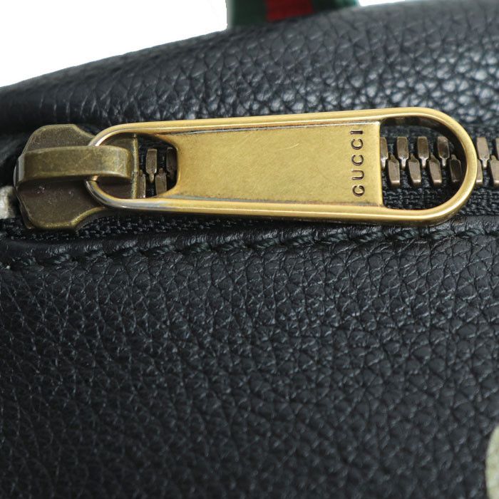 Gucci Gucci Gucci Sheline Logo Print Leather Body Bag Leather Belt Bag 527792 Size ONE SIZE - 6 Thumbnail