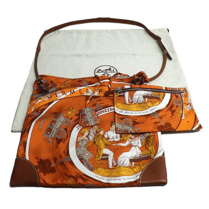 Hermes Hermes Hermes Silky City PM Omnibus et Dames Blanches Silk Leather Shoulder Bag Leather Shoulder Bag BA Size ONE SIZE - 10 Thumbnail