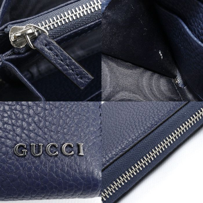 Gucci Gucci Gucci Round Zip Wallet Calfskin Long Wallet Leather Long Wallet 771154 AABXM 4236 Size ONE SIZE - 5 Thumbnail