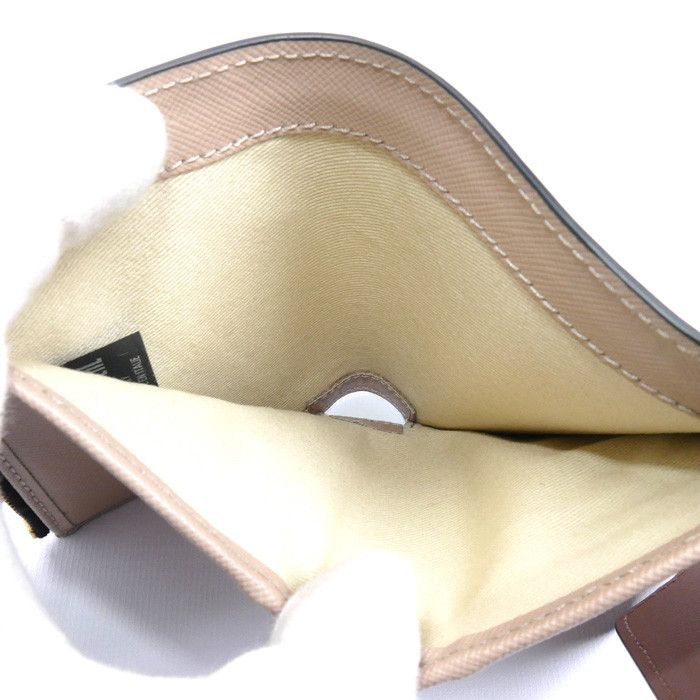 Marni Marni MARNI Compact Wallet Saffiano Trifold Wallet Leather Short Wallet PFMO0051U8LV520 Z605M Size ONE SIZE - 5 Thumbnail