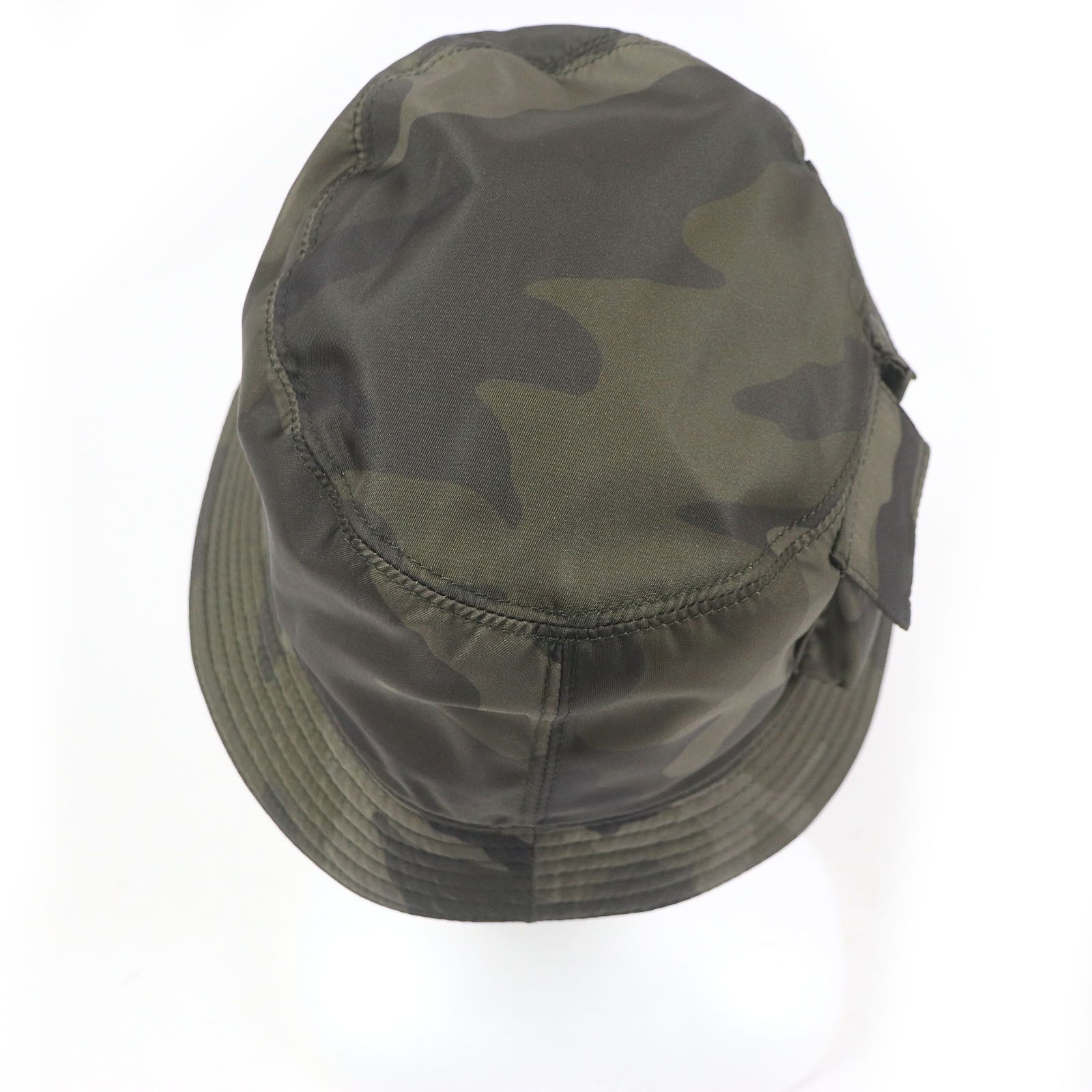 Prada Prada Prada Triangle Logo Bucket Hat Nylon Bucket Hat Others Hats 2HC350 Size ONE SIZE - 3 Thumbnail