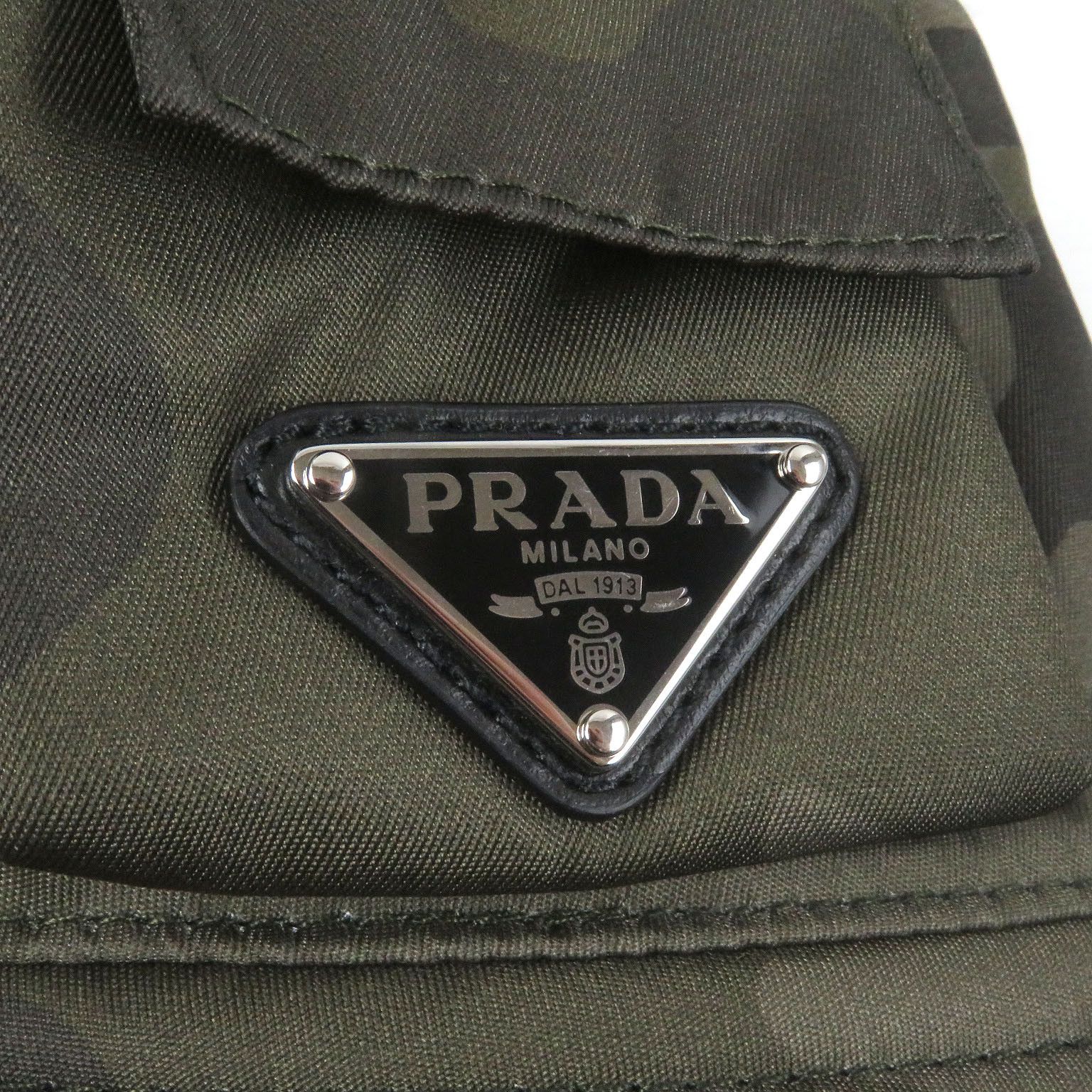Prada Prada Prada Triangle Logo Bucket Hat Nylon Bucket Hat Others Hats 2HC350 Size ONE SIZE - 5 Thumbnail