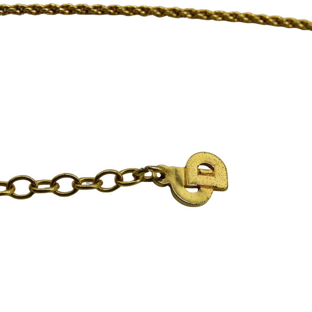 Dior Dior Christian Dior Logo Coin Necklace Metal Necklace Size ONE SIZE - 8 Thumbnail