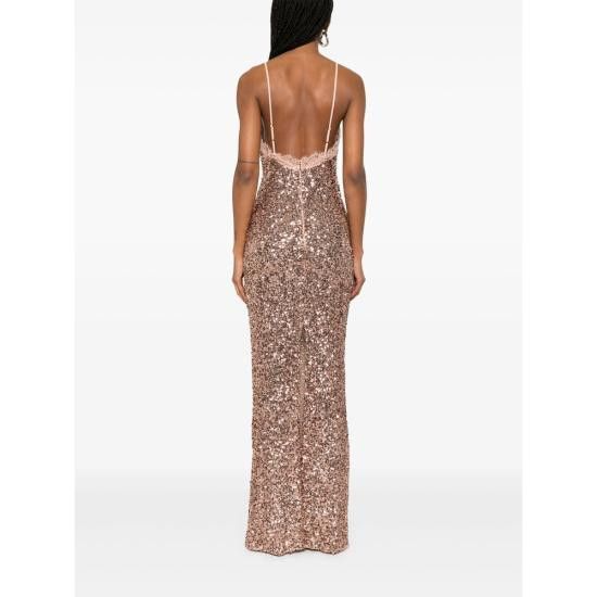 Elisabetta Franchi ELISABETTA FRANCHI Women Dresses ABR4952E2 181 PINK Size M / US 6-8 / IT 42-44 - 4 Thumbnail