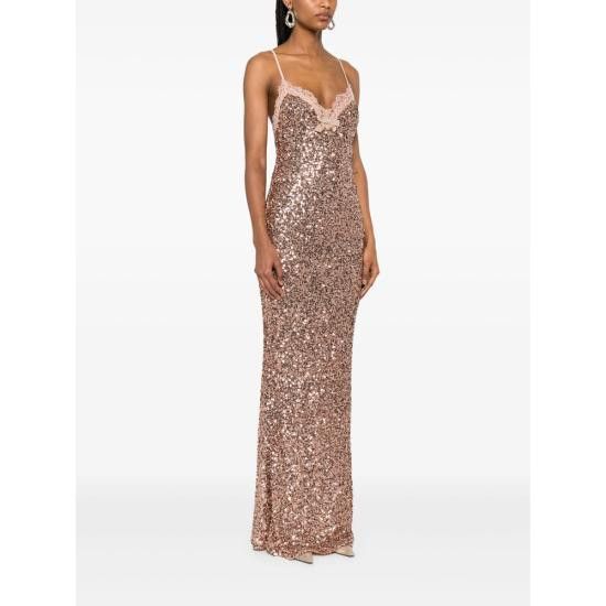 Elisabetta Franchi ELISABETTA FRANCHI Women Dresses ABR4952E2 181 PINK Size M / US 6-8 / IT 42-44 - 5 Thumbnail