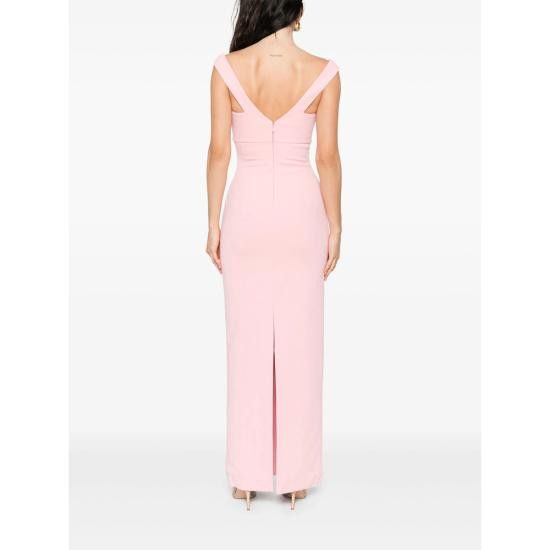 Solace London SOLACE LONDON Women Dresses OS44044 POPIN PINK Size XS / US 0-2 / IT 36-38 - 2 Thumbnail