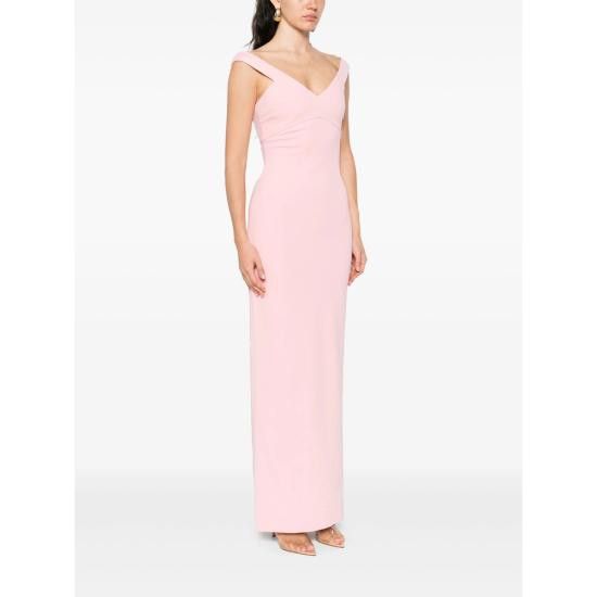 Solace London SOLACE LONDON Women Dresses OS44044 POPIN PINK Size M / US 6-8 / IT 42-44 - 3 Thumbnail
