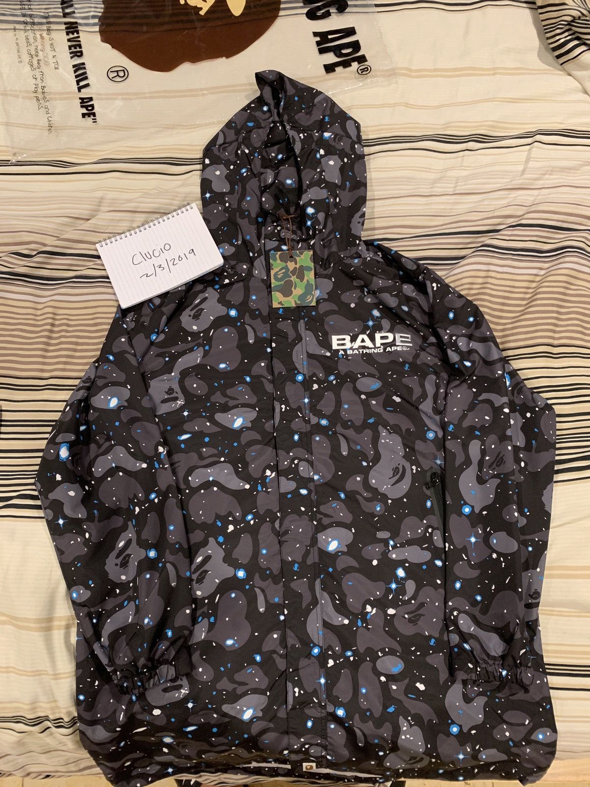 Bape jacket 2025 space camo