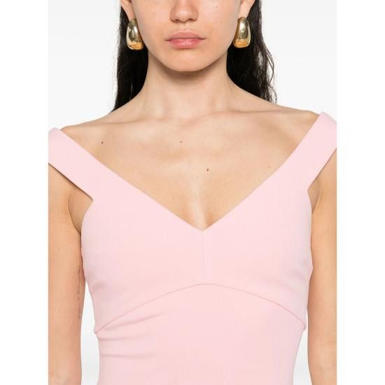 Solace London SOLACE LONDON Women Dresses OS44044 POPIN PINK Size S / US 4 / IT 40 - 4 Thumbnail
