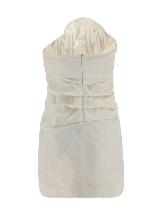 Magda Butrym MAGDA BUTRYM Women Dresses 116724 CREAM WHITE Size XS / US 0-2 / IT 36-38 - 2 Thumbnail