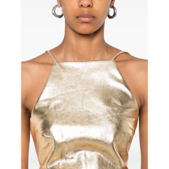 Cult Gaia CULT GAIA Women Tops LTP3930LR3062 JUHI GOLD Size XS / US 0-2 / IT 36-38 - 5 Thumbnail