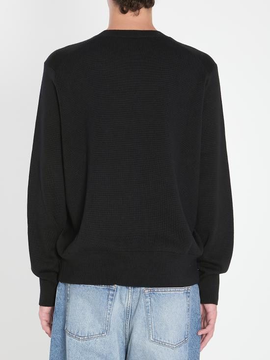 AMI AMI Men Sweater HKS826 BLACK Size US S / EU 44-46 / 1 - 4 Thumbnail