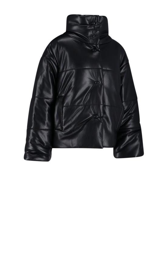 Nanushka NANUSHKA Women Jackets NW22CROW00199 BLACK Black Size S / US 4 / IT 40 - 2 Thumbnail