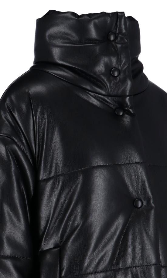 Nanushka NANUSHKA Women Jackets NW22CROW00199 BLACK Black Size S / US 4 / IT 40 - 4 Thumbnail
