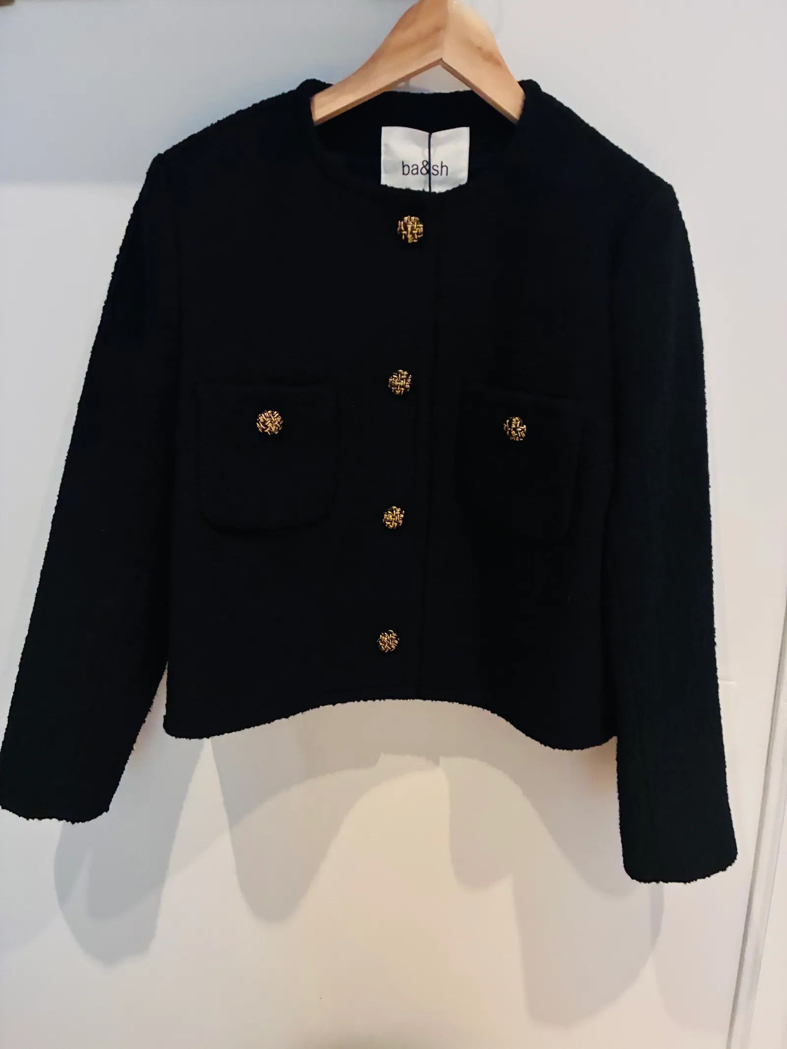 ba&sh ba&sh MEREDITH JACKET - Bouclés Blazer Size M / US 6-8 / IT 42-44 - 2 Thumbnail