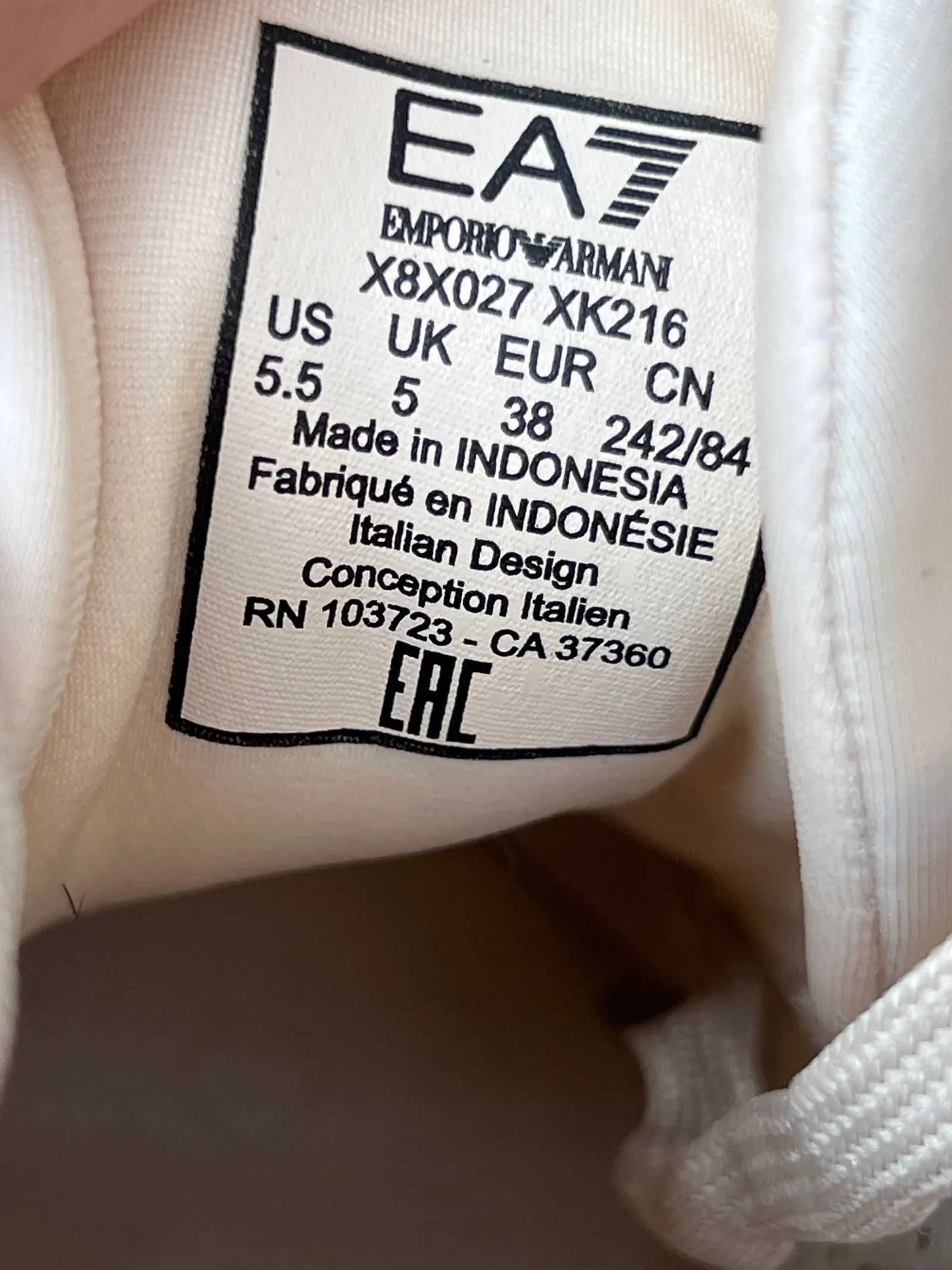 Armani Emporio armani LACES UNISEX Sneakers Size US 8 / IT 38 - 2 Thumbnail