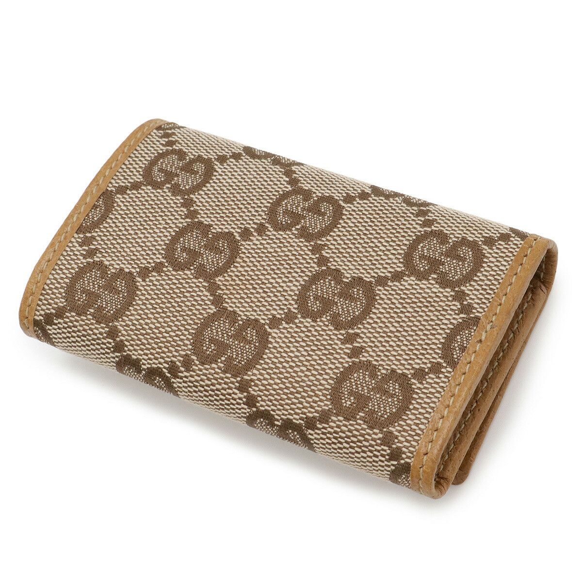 Gucci Gucci Gucci GG Canvas Leather Key Case Canvas Key case 04564 0416 Size ONE SIZE - 2 Thumbnail
