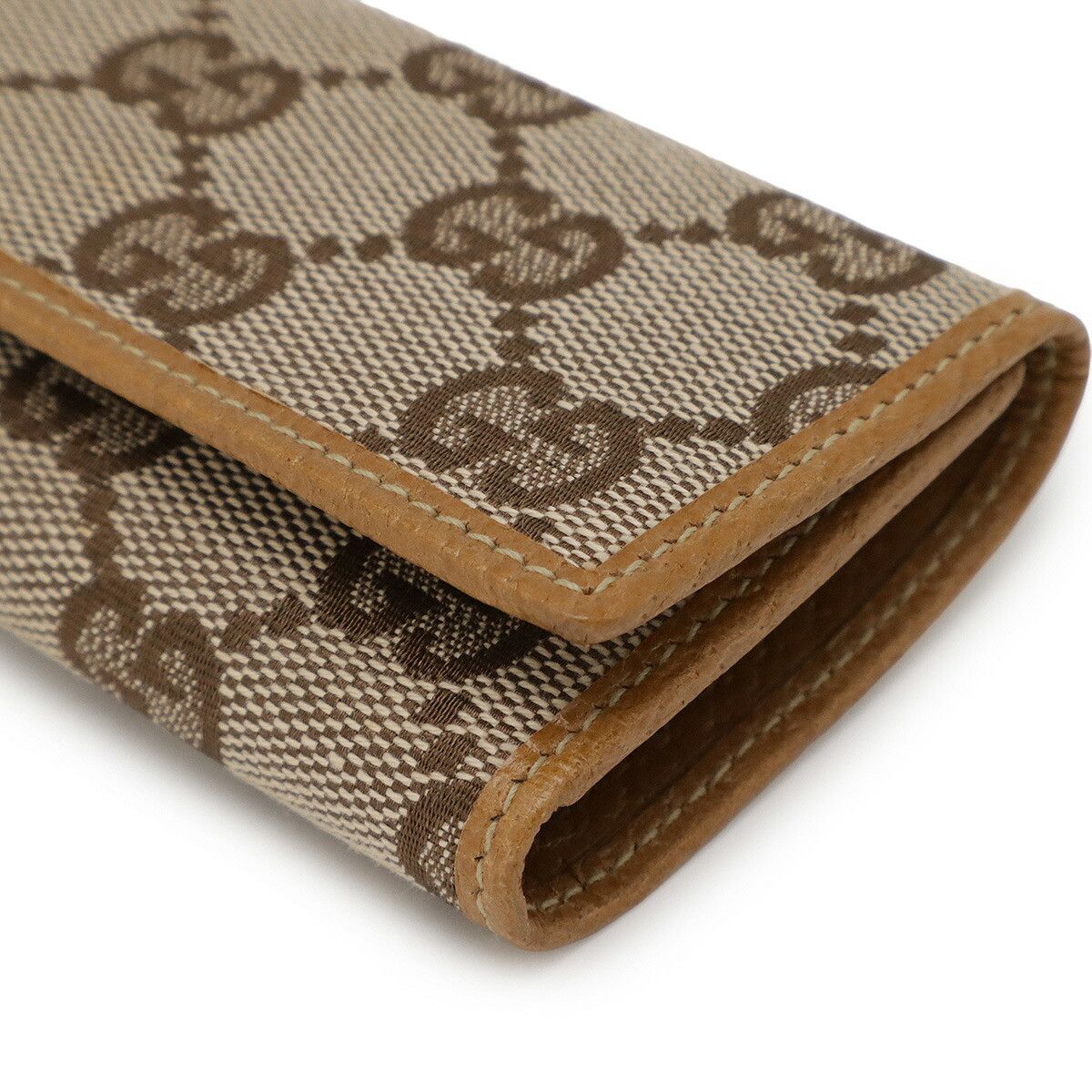 Gucci Gucci Gucci GG Canvas Leather Key Case Canvas Key case 04564 0416 Size ONE SIZE - 3 Thumbnail
