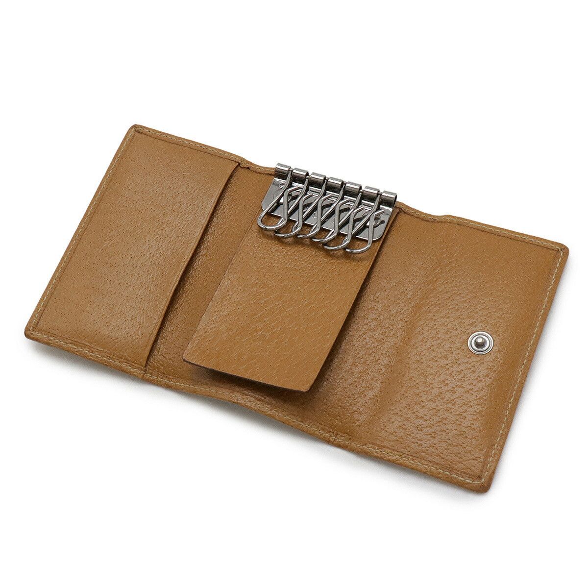 Gucci Gucci Gucci GG Canvas Leather Key Case Canvas Key case 04564 0416 Size ONE SIZE - 4 Thumbnail