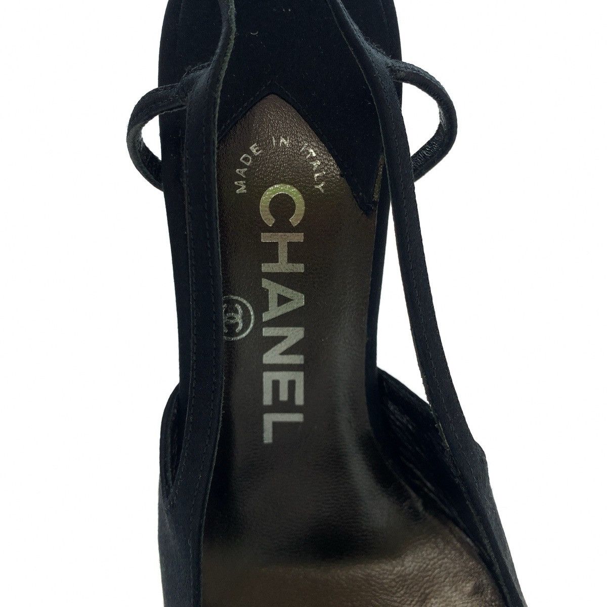 Chanel Chanel Chanel Coco Mark Rhinestone Satin Pumps Others Shoes DUTY FREE for USA Size ONE SIZE - 4 Thumbnail