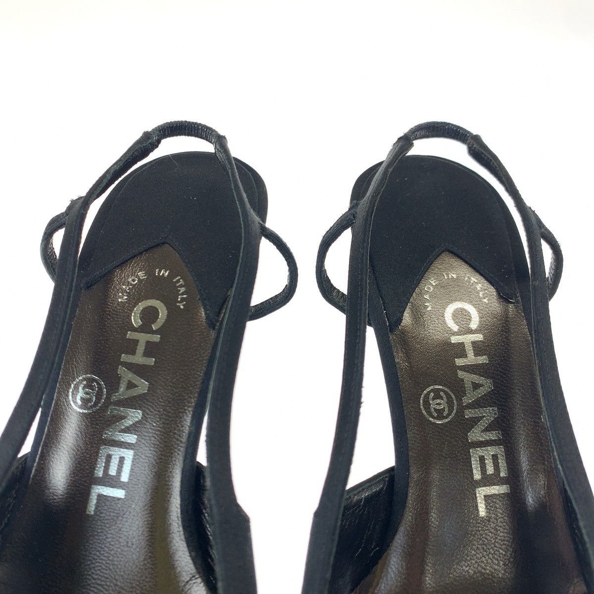 Chanel Chanel Chanel Coco Mark Rhinestone Satin Pumps Others Shoes DUTY FREE for USA Size ONE SIZE - 6 Thumbnail