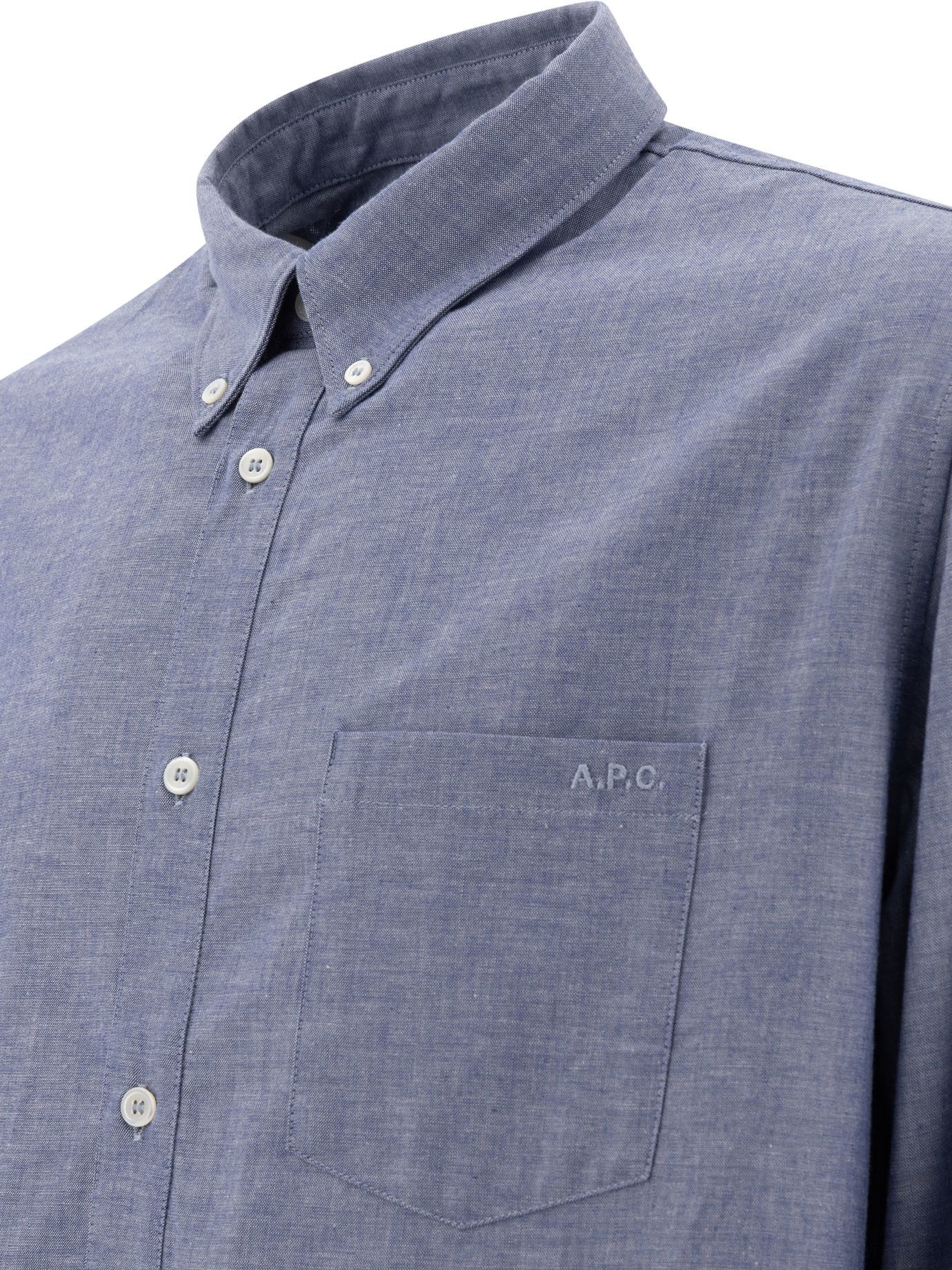 A.P.C. Edouard Brodé Shirt Size US S / EU 44-46 / 1 - 4 Thumbnail