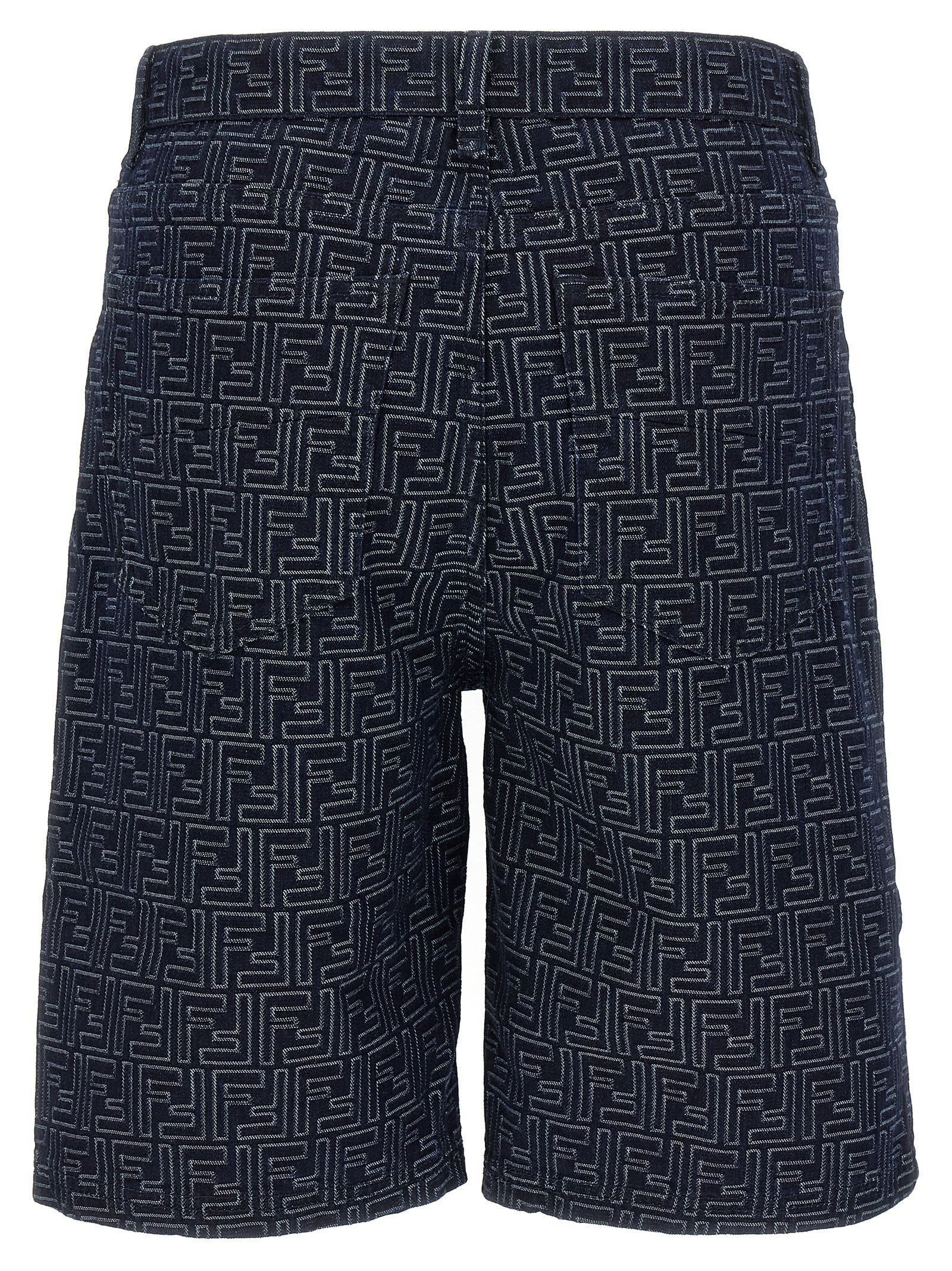Fendi Bermuda Jeans Jacquard Ff Size US 30 / EU 46 - 2 Thumbnail
