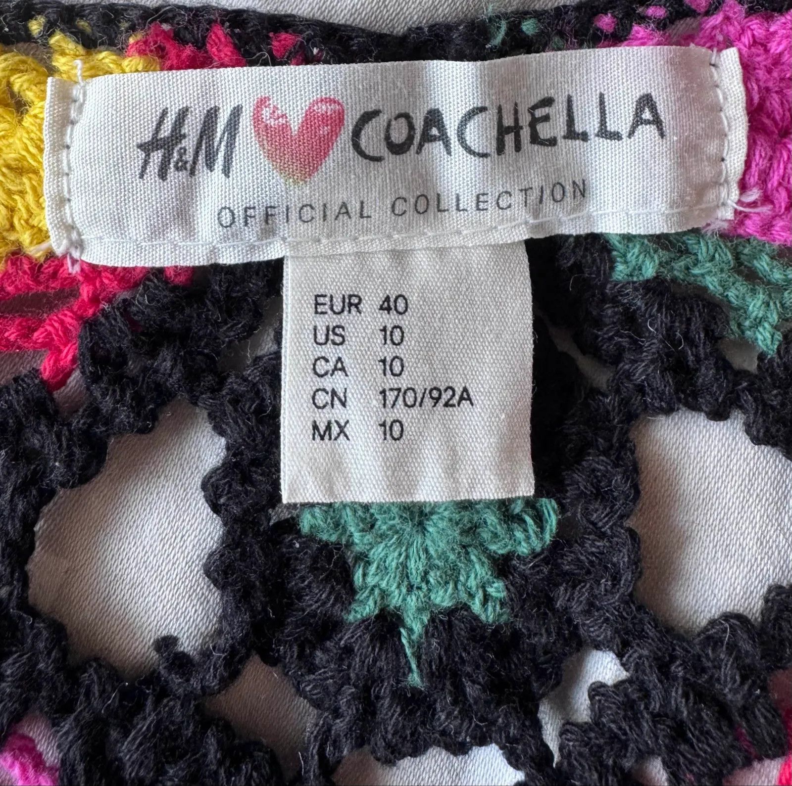 Coachella Coachella för HM Virkad kläning Dress Size S / US 4 / IT 40 - 2 Thumbnail