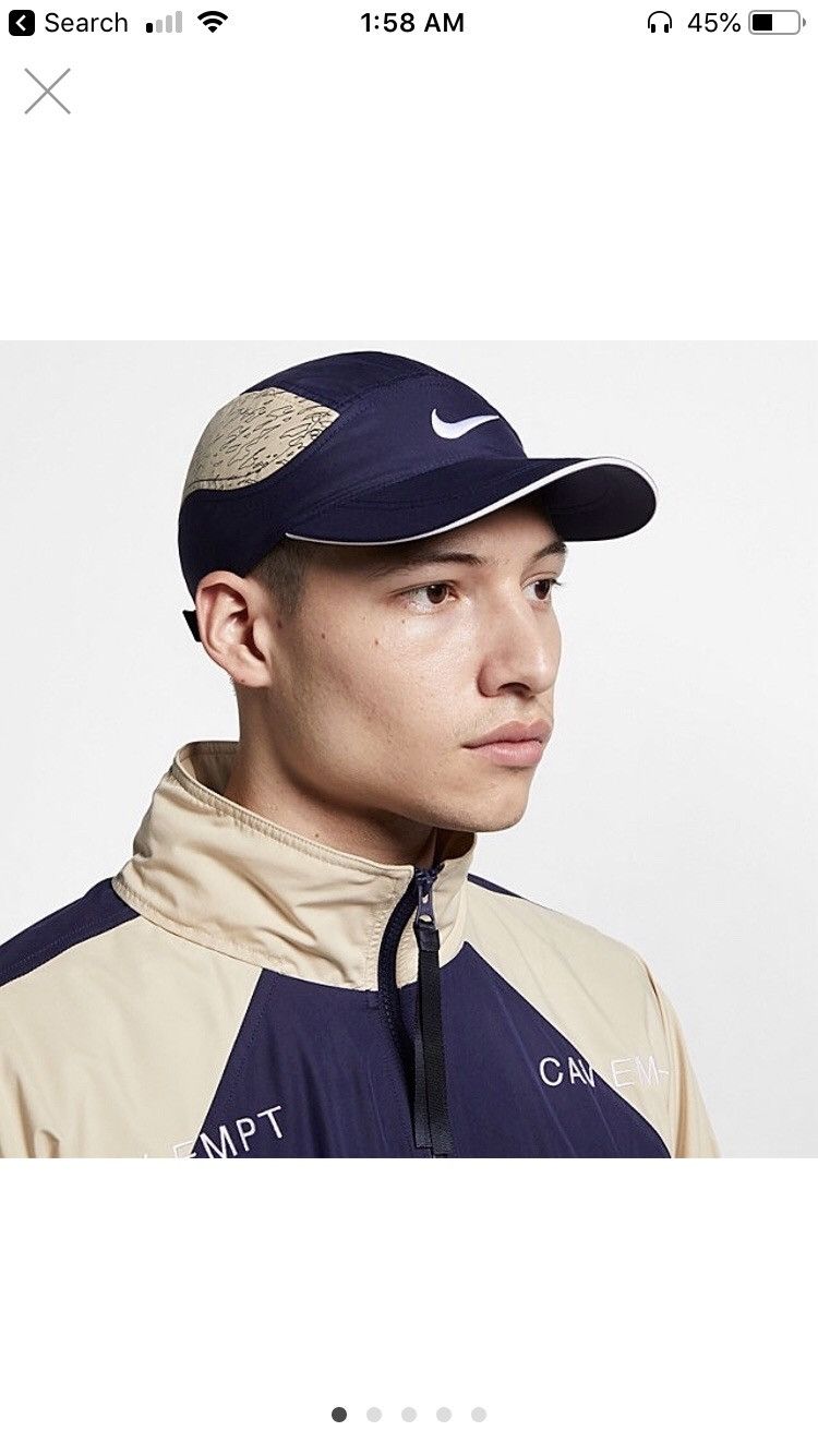 Cav Empt Nike Cav Empt X Nike Tailwind Hat Navy Grailed