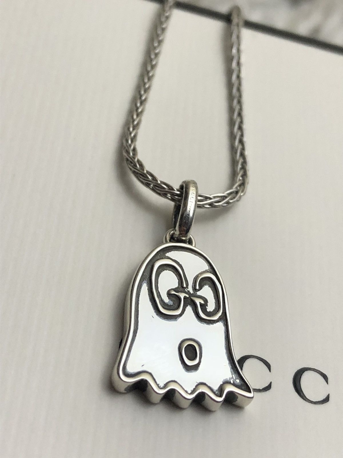 Gucci Ghost Pendant & Necklace