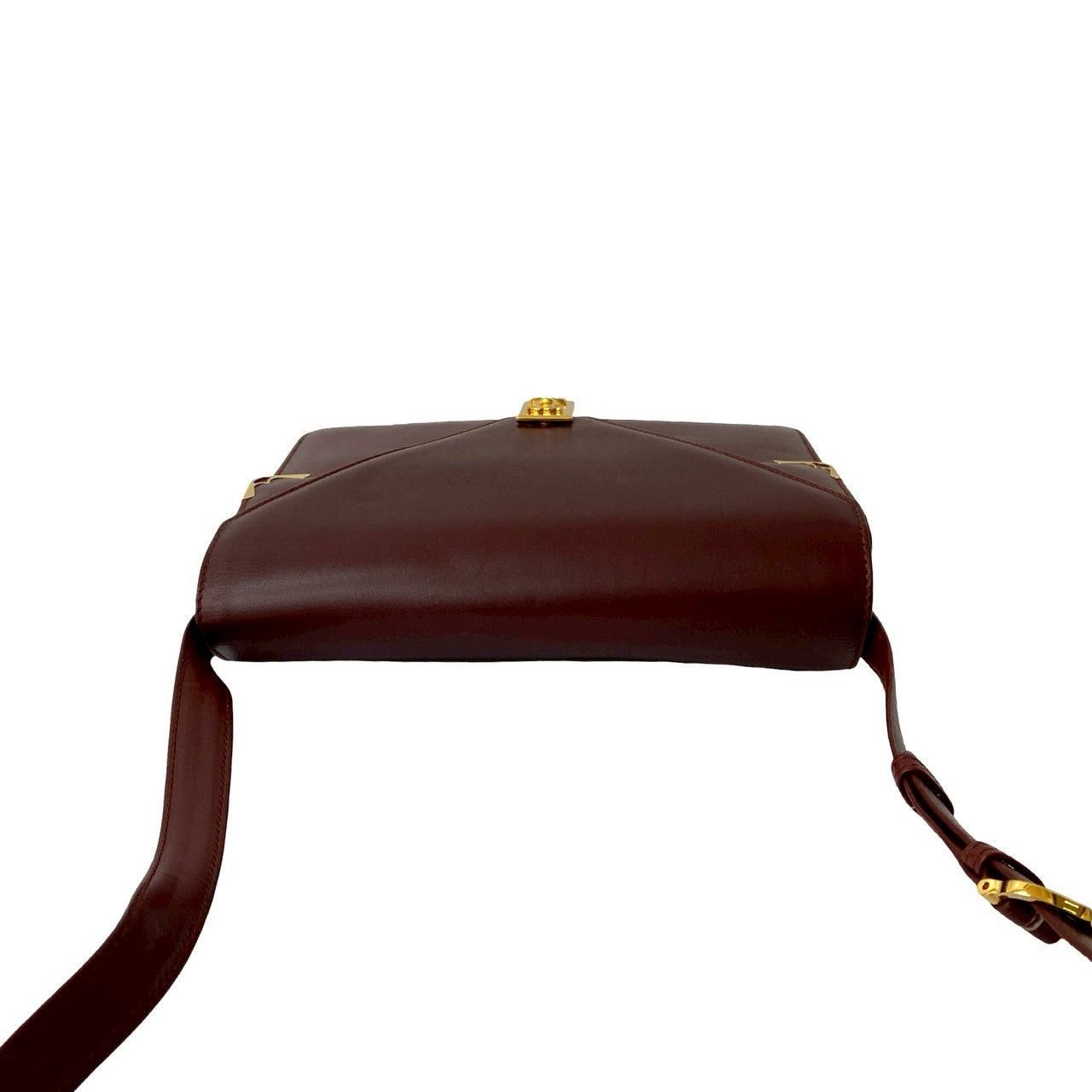 Cartier Cartier Shoulder Bag Red Leather Size ONE SIZE - 4 Thumbnail