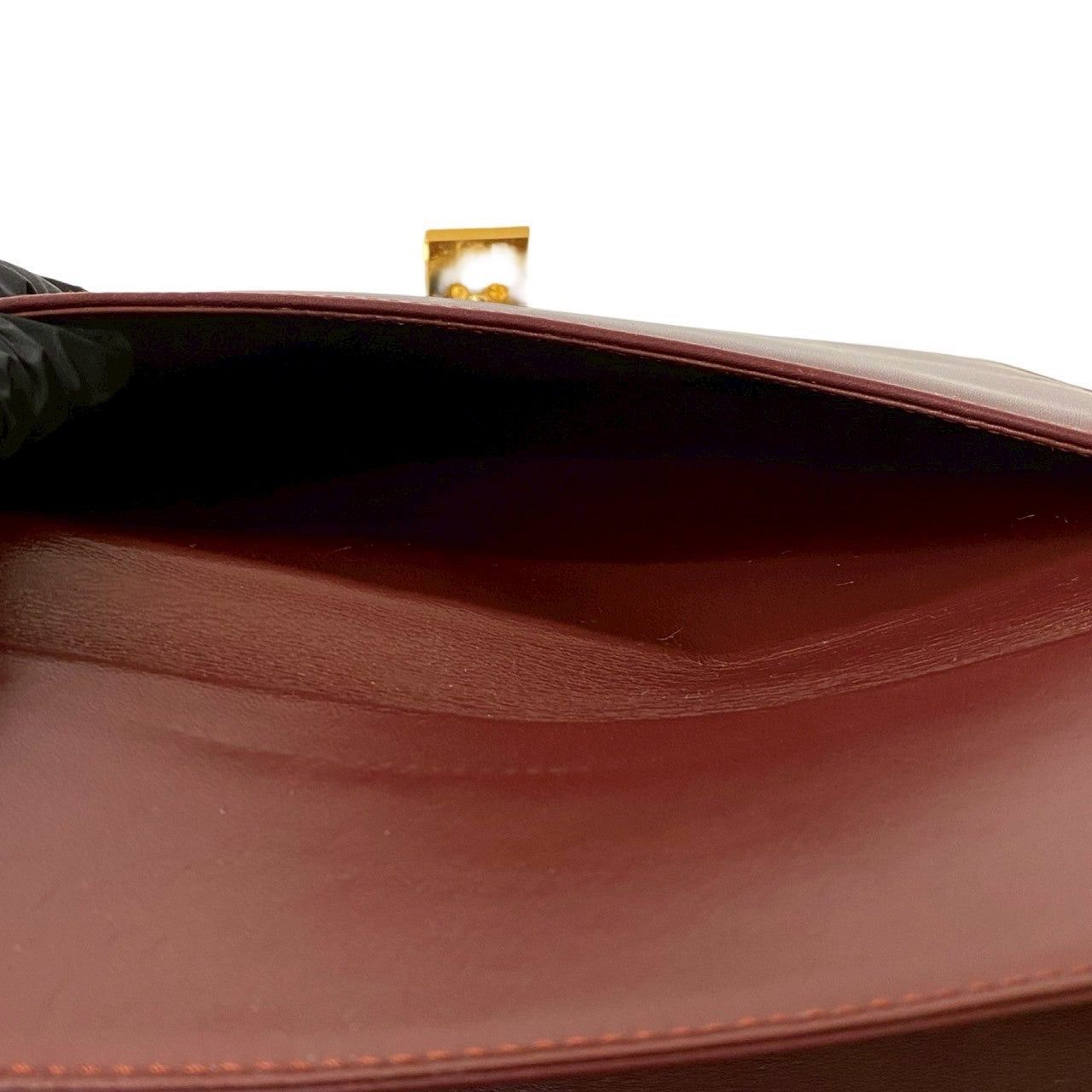 Cartier Cartier Shoulder Bag Red Leather Size ONE SIZE - 10 Thumbnail