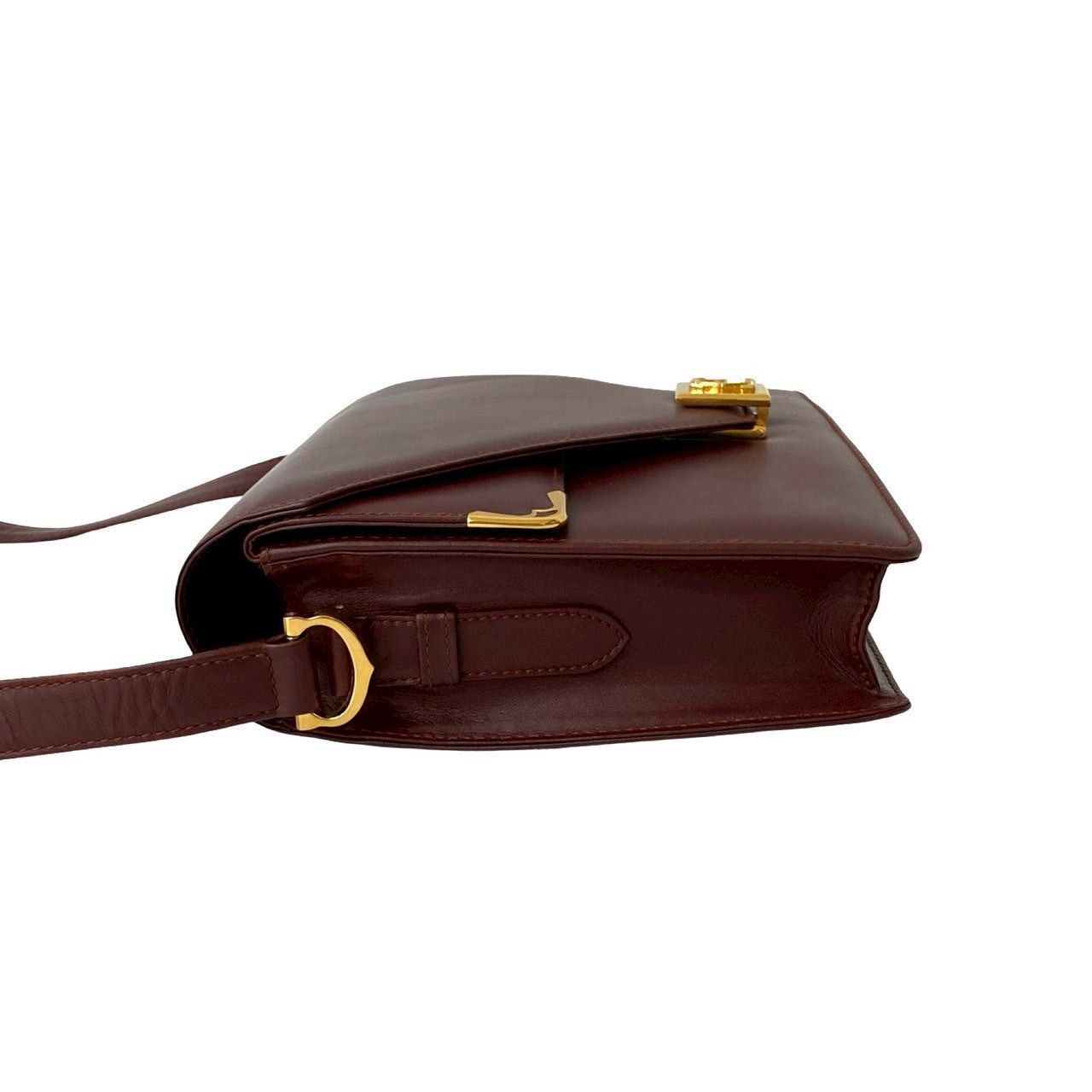 Cartier Cartier Shoulder Bag Red Leather Size ONE SIZE - 5 Thumbnail