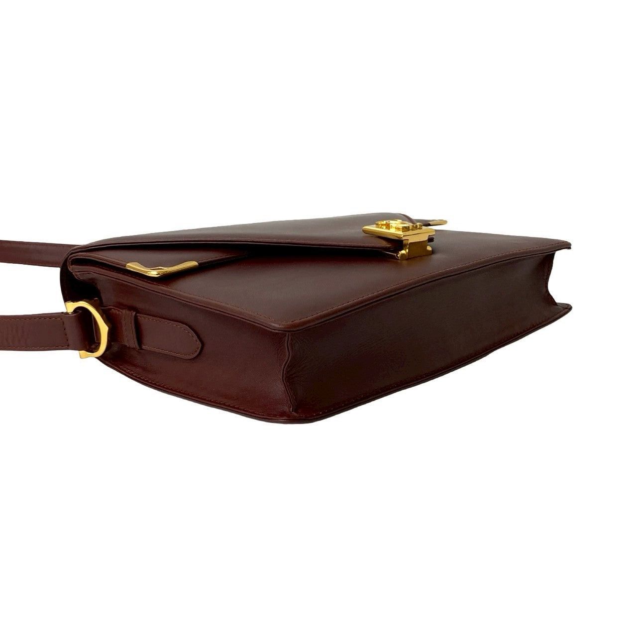 Cartier Cartier Shoulder Bag Red Leather Size ONE SIZE - 7 Thumbnail