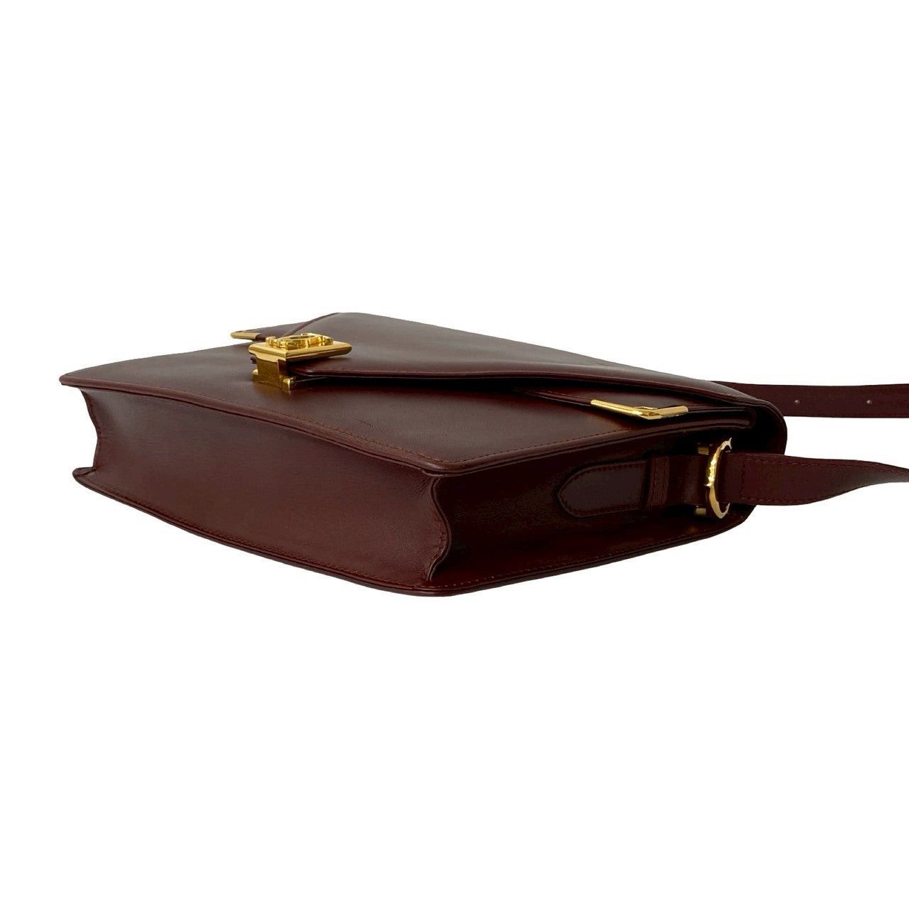 Cartier Cartier Shoulder Bag Red Leather Size ONE SIZE - 8 Thumbnail