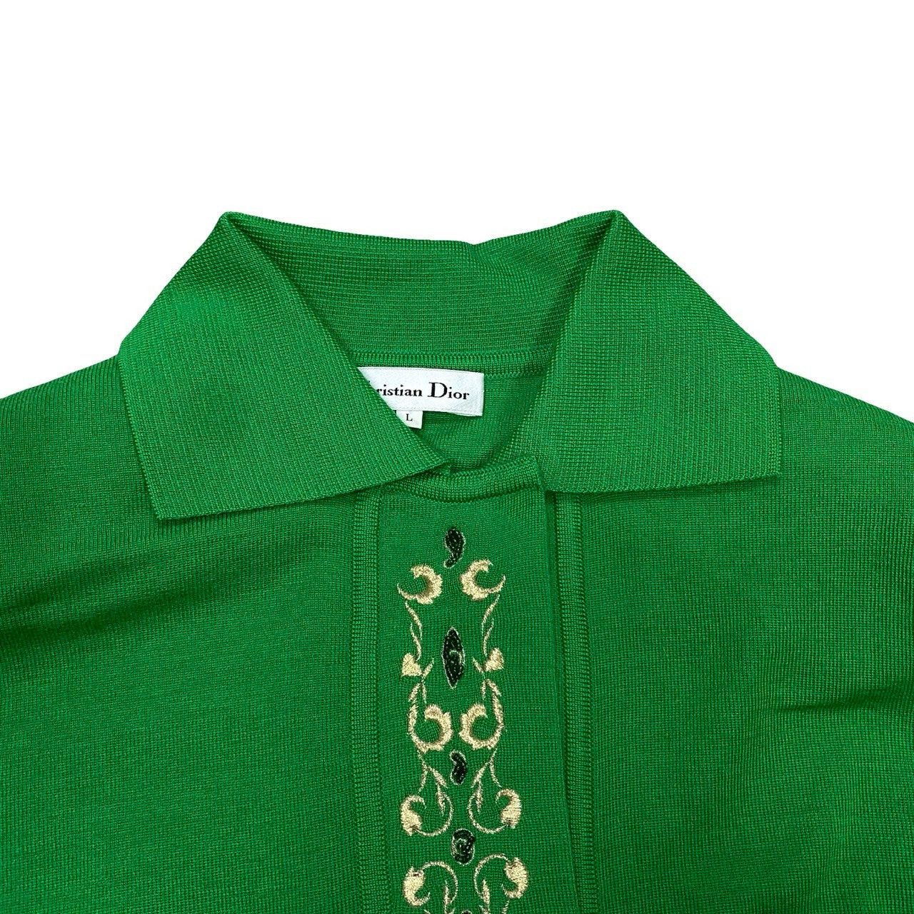 Dior Dior Green Wool Size ONE SIZE - 7 Thumbnail