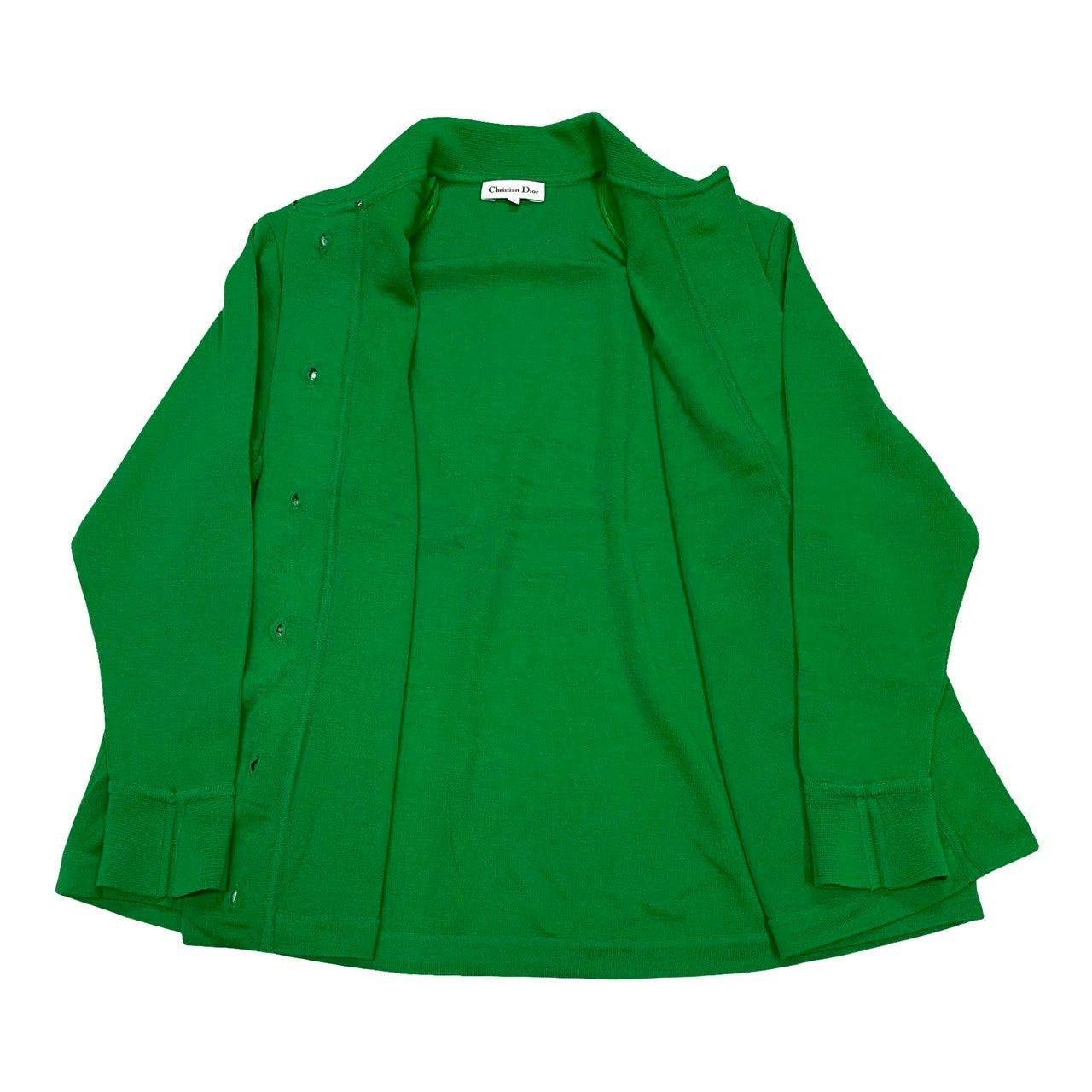 Dior Dior Green Wool Size ONE SIZE - 4 Thumbnail