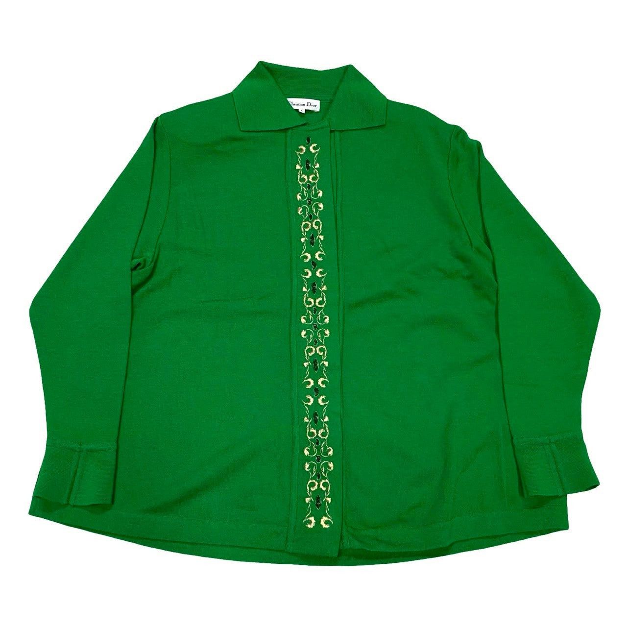 Dior Dior Green Wool Size ONE SIZE - 3 Thumbnail