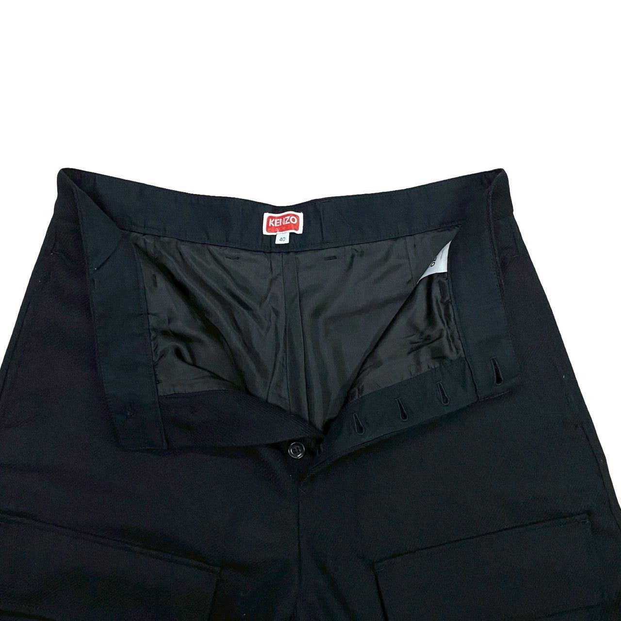 Kenzo Kenzo Black Wool Size ONE SIZE - 7 Thumbnail