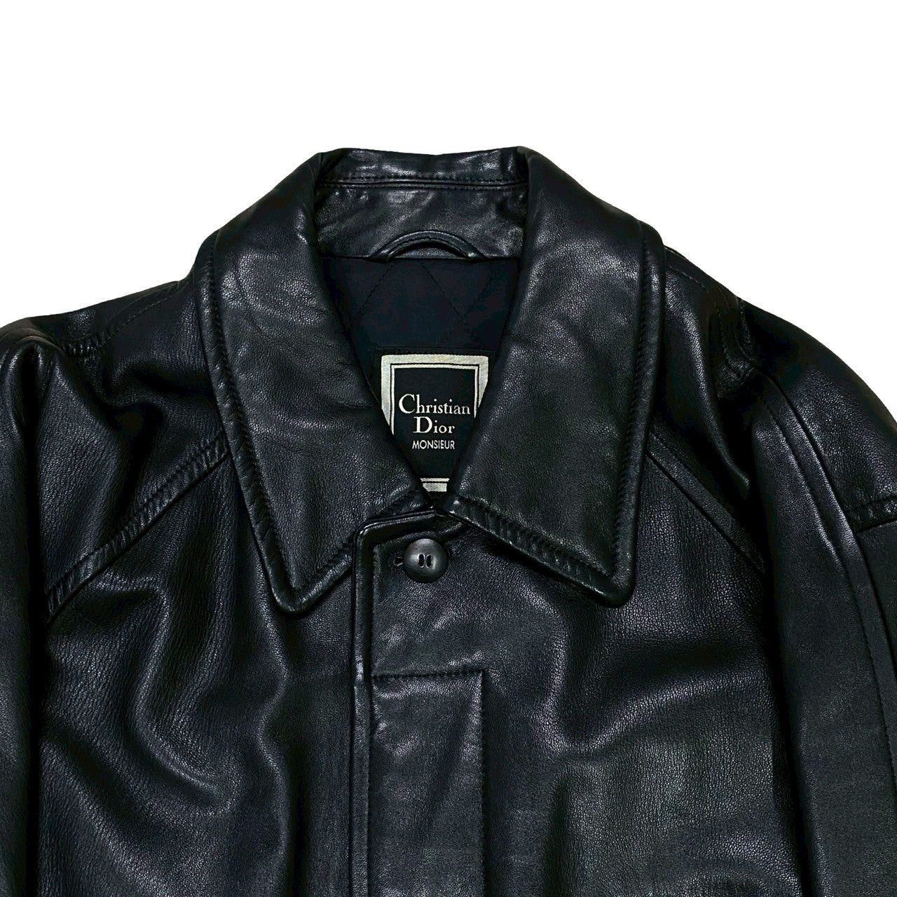 Dior Dior Black Leather Size ONE SIZE - 7 Thumbnail
