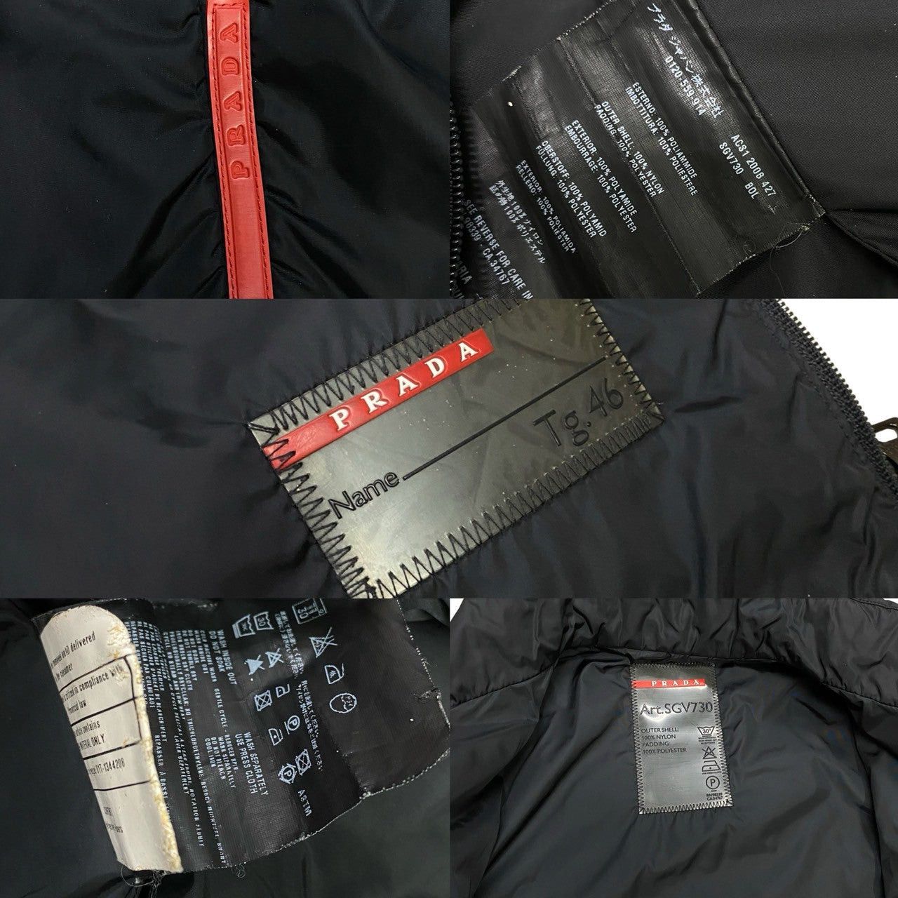 Prada Prada Black Synthetic Size ONE SIZE - 6 Thumbnail