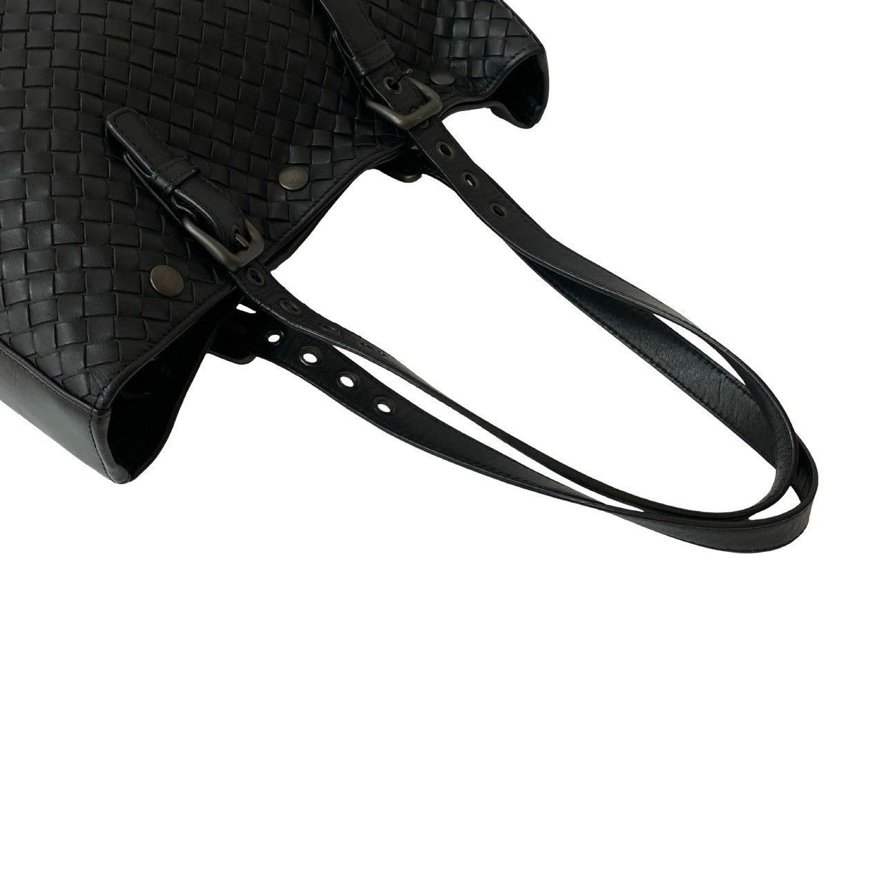 Bottega Veneta Bottega Veneta Tote Bag Black Leather Size ONE SIZE - 4 Thumbnail