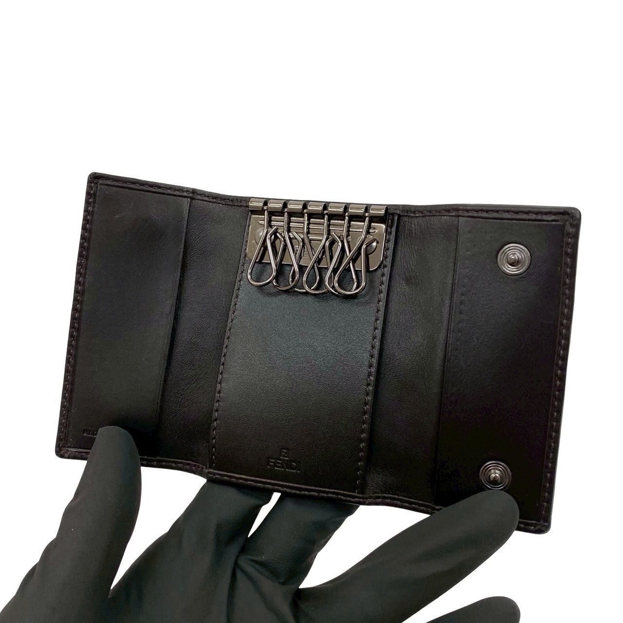 Fendi Fendi Brown Leather Size ONE SIZE - 7 Thumbnail