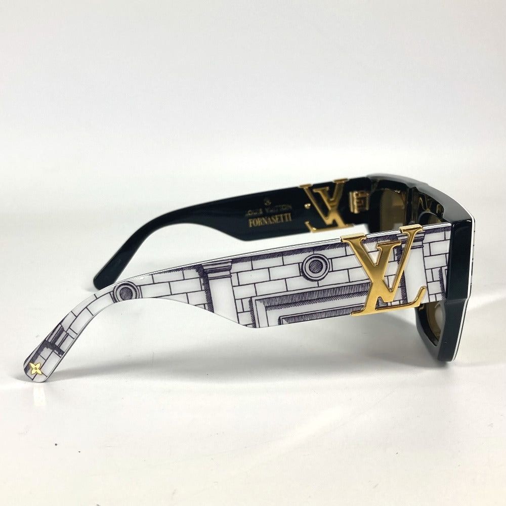 Louis Vuitton Louis Vuitton Z1575W Fornasetti. Fornasetti Glasses Eyewear Sunglasses Plastic Unisex White Size ONE SIZE - 4 Thumbnail